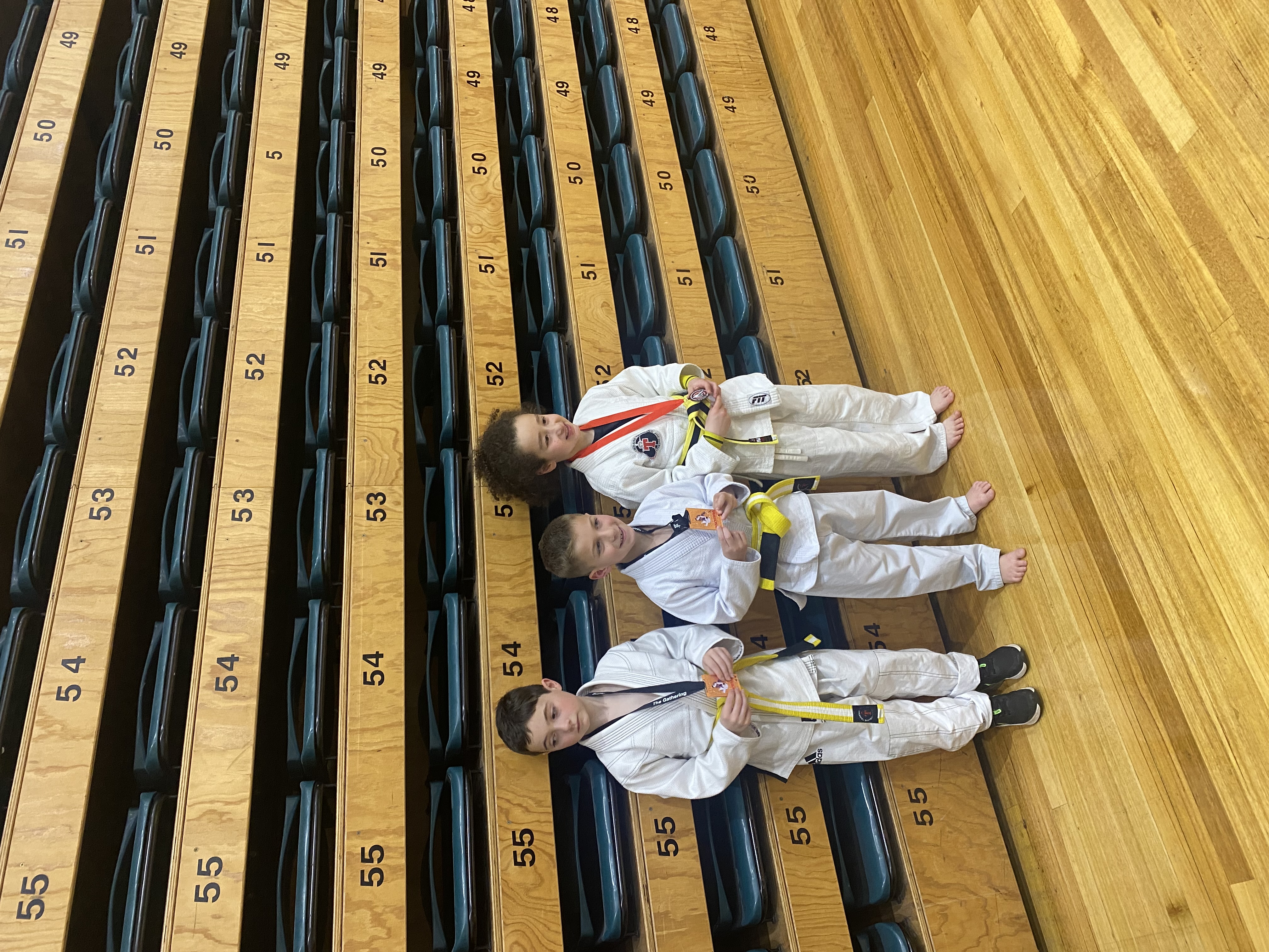Young Crosse Training athlete competing in a jiu-jitsu match